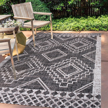Marokko Diamond Tribal Medallion Indoor/outdoor Area Rug